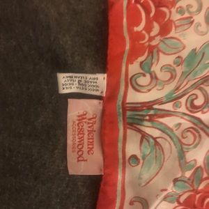 Authentic Vivienne Westwood silk scarf